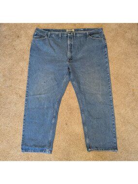 Wrangler Authentics 52x30 approx. (50x29) Classic Straight Jeans Blue Denim
